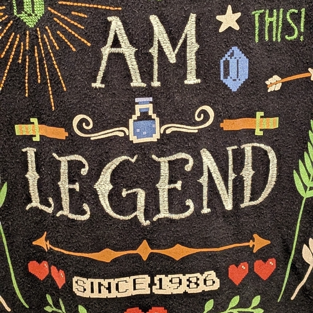 3/$30 Uniqlo x Legend of Zelda XS Nintendo Embroidered Design Competition Tee - Picture 2 of 7